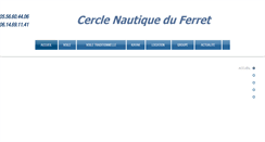 Desktop Screenshot of capferret-voile.fr