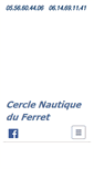 Mobile Screenshot of capferret-voile.fr