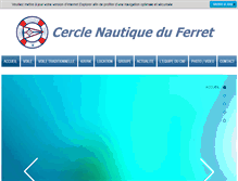 Tablet Screenshot of capferret-voile.fr